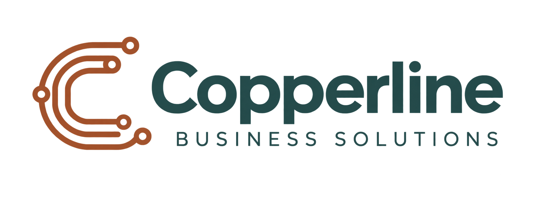 Copperline Business Solutions fictional company logo